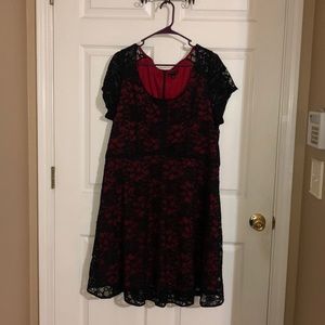 Short Sleeved Lace Dress from Torrid